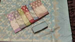 Traje de Seda Pura Banarasi de 3 Piezas - Product Image 2