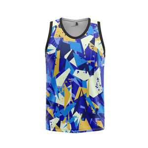 Men Camouflage Tank <b>Top</b> O-Neck Casual Knitted Quick Dry Polyester Sleeveless Shirt - Product Image 3