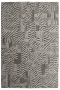Contemporary Geometric Hand Tufted Wool Area <b>Rug</b> Modern Carved Designer Carpet Luxury Custom Living Room <b>Rug</b> - Product Image 3