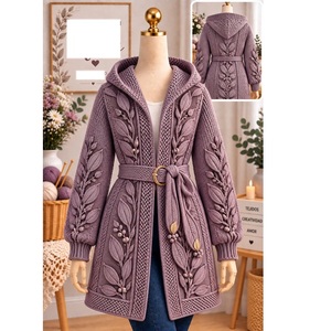 Suéteres 100% acrílico o algodón, calibre 12, para mujer, los más modernos, informales, para la temporada de invierno, proveedor de Bangladesh. - Product Image 5
