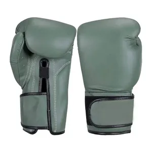 Guantes de Boxeo en Oferta, con Cuero Vacuno Brillante, Precio Económico OEM, Guantes de Combate para Hombres y Mujeres - Product Image 4