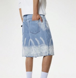 <b>Men's</b> Denim <b>Shorts</b> Good Quality <b>Short</b> <b>Jeans</b> <b>Men</b> Cotton Breathable Straight <b>Short</b> Low Price Stock Factory Male Casual <b>Short</b> - Product Image 5