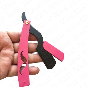Navaja de Afeitar Profesional de Acero Inoxidable de Primera Calidad, Herramienta de Afeitado para Barberos, Color Personalizado y Marca Privada - Product Image 6