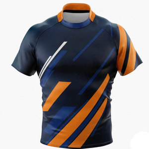 เสื้อรักบี้แบบสั่งทำคุณภาพพรีเมียม สวมใส่สบาย สำหรับผู้ชายและผู้หญิง ผลิตจากโพลีเอสเตอร์ 100% เป็นมิตรต่อสิ่งแวดล้อม ระบายอากาศได้ดี ทรงปกติ - Product Image 5