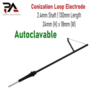 Électrode en boucle réutilisable LEEP / LLETZ 24 mm (H) x 18 mm (L) – Longueur de tige 130 mm, électrode monopolaire gynécologique électrochirurgicale de 2,4 mm - Product Image 3