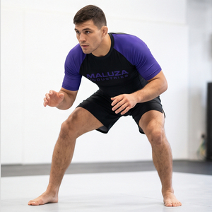 Maillot de compression personnalisé en Spandex Poly pour BJJ, manches longues, vêtements de combat MMA, jersey d'entraînement, tissu respirant, OEM - Product Image 5