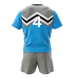 Nouveau produit tendance, best-seller, uniforme de rugby à manches courtes, vêtements de sport durables et respirants, logo personnalisé, sublimation, vêtements de football - Product Image 3