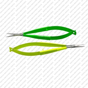 Custom Tungsten Carbide Lash Precision Scissors Straight & Curved Stainless Steel Beauty Grooming <b>Tool</b> Fine Tip Trimming <b>Shears</b> - Product Image 2