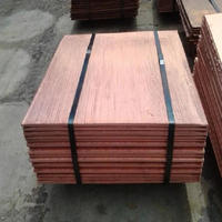 Cathodes de cuivre électrolytique de haute pureté 99,99 %, plaque C10100, feuille de 3 mm, qualité supérieure, exportations mondiales, prix d'usine