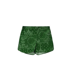 Short de bain femme Solid Trader Advanced, tissé respirant, taille haute, avec bande élastique et fente latérale, idéal pour l'été chaud - Product Image 1