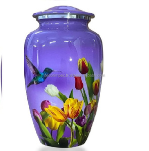 Adult High Quality Brass Handmade Modern Design Decorative Cremation Urn <b>for</b> Human <b>Ashes</b> Funeral Application - Product Image 1