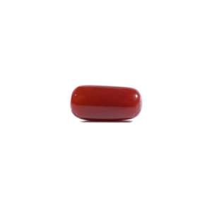 Natural Red Coral 7.2 Carat Loose Gemstone 10x12mm Oval Cut for Fine Jewelry - Product Image 2