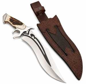 Couteau utilitaire à pointe affûtée SHARP POINT TRADES, lame en acier au carbone de 0,5 mm d'épaisseur, manche en bois, bord droit non réglable, qualité DIY - Product Image 3