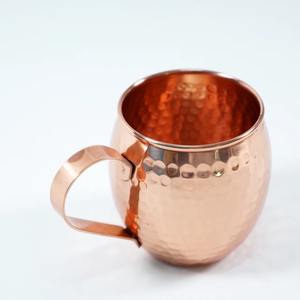 Classic Handmade Pure Copper Coffee Tea Mug Polished Finish Copper Drinking Mug by Madiha Art and Crafts - Product Image 2