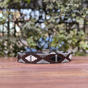 เข็มขัดหนังควายแบบมีสายเคลือบเงา หัวเข็มขัดโลหะผสมสังกะสี งานแฮนด์เมด คุณภาพพรีเมียม ความกว้าง 35 มม. ทนทาน - Product Image 4