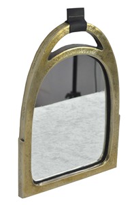 Decorative Horse Stirrup <b>Framed</b> <b>Mirror</b> Copper Finish - Product Image 6