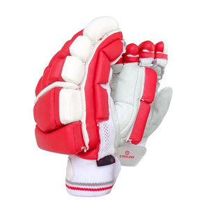 ถุงมือคริกเก็ตหนังแท้รุ่น WA-0010 แบบเย็บ 26 รู บรรจุใยขนนก ปิดด้วยเชือกผูก สำหรับมือขวา ระบายอากาศได้ดี หนา 50 มม. - Product Image 6