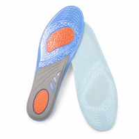 Semelles intérieures de sport en gel TPE trois couleurs pour hommes et femmes, avec coussinets respirants et amortissants pour chaussures de basketball et d'entraînement