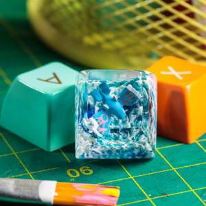 Keycaps Artisanat Forêt Mystique, Keycaps Artisanat Personnalisé, Keycaps Anime Mignons, Keycaps Verts, Ensemble de Keycaps, Keycaps en Bois - Product Image 5