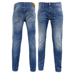 Jeans en denim grande taille pour hommes, séchage rapide, respirant, élégant, tendance, bleu, noir, couleur personnalisée, jeans décontractés pour hommes - Product Image 2