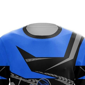 Maillot de motocross slim fit à manches longues et empiècements en mesh pour la ventilation, coupe extensible - Product Image 6