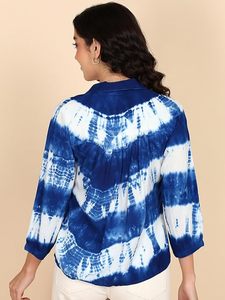 Camisa Maaesa para Mujer, de Rayón, Hecha a Mano, con Cuello Abotonado, Manga Larga, Estilo Casual, Corte Regular, para Primavera/Verano - Product Image 2