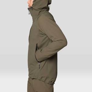 Custom New Hooded Waterproof Breathable <b>Thick</b> <b>Fleece</b> Lined Softshell <b>Jacket</b> Winter Wear Durable Polyester Cotton Shell Men's - Product Image 4
