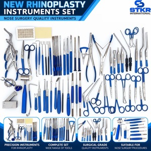 Nouvel ensemble d'instruments de rhinoplastie, outils chirurgicaux de qualité supérieure pour la chirurgie nasale, kit complet d'instruments de précision pour la chirurgie plastique - Product Image 1
