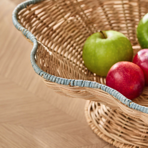 Bol à fruits en rotin de qualité supérieure, support de service en rotin multicolore, style minimaliste, vente en gros, décoration intérieure et articles de cuisine en provenance du Vietnam - Product Image 3