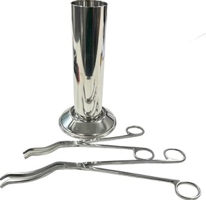 Pot à forceps médical manuel pour pansements chirurgicaux, qualité hospitalière, autoclavable, pour clinique et premiers secours - Product Image 4