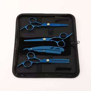 High Quality Stainless Steel <b>Handle</b> Hair Cutting Scissors Thinning <b>Shears</b> Kits Professional 6 Inch Barber Salon Razor Edge - Product Image 1