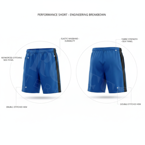 Quick Dry Gym Workout Fitness Training Custom Color & Size Shorts Elastic Waist Sportswear Whole Sale Trendy Style Summer Shorts - Product Image 2