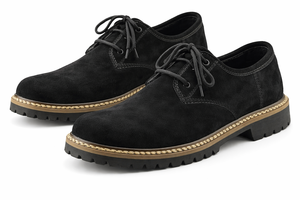 Chaussures habillées de luxe en cuir véritable pour hommes, à lacets, pour l'extérieur, collection automne - Product Image 2