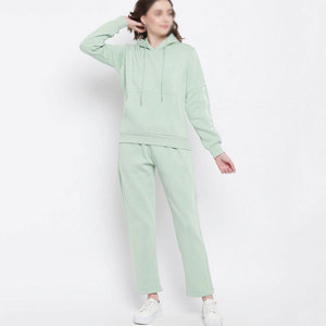 Conjunto Deportivo Premium para Mujer, Invierno, Color Sólido, 100% Algodón, Ligero, Secado Rápido, para Entrenamiento, Fitness, Casual - Product Image 1