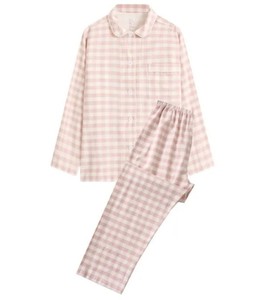 Ensemble de pyjama en tricot à manches longues pour homme, décontracté, deux pièces, séchage rapide, mélange polyester/coton, fermeture à cordon - Product Image 3