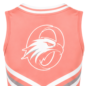 Customized Coral Cheer <b>Shirt</b> Sleeveless Team Sportswear Athletic Top Practice Training Competition Uniform Performance Apparel - Product Image 5