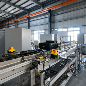 Convoyeur de ligne d'assemblage automatisée avec positionnement rotatif et vitesse réglable pour la fabrication - Product Image 1