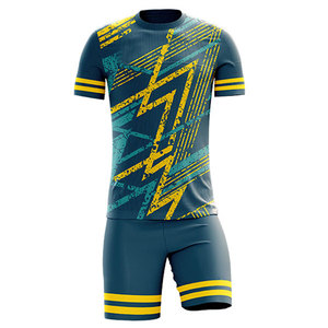 Nouvelle conception, haute qualité, performance supérieure, léger, confortable, tissu polyester, meilleur service, vêtements de sport personnalisés, uniforme de football - Product Image 1