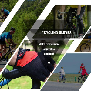 Guantes de Ciclismo de Alto Rendimiento, Medios Dedos, Acolchados, Antideslizantes, Absorbentes de Impactos - Product Image 4