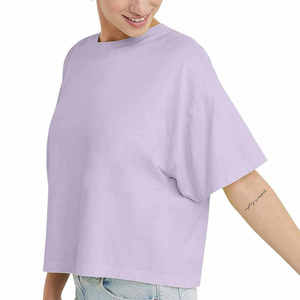 เสื้อครอปท็อปผู้หญิงลำลอง ผลิตจากผ้าคอตตอนผสมคุณภาพพรีเมียม ระบายอากาศได้ดีและน้ำหนักเบา เหมาะสำหรับใส่ทุกวัน - Product Image 2