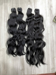 Cheveux humains vierges vietnamiens 100% naturels, ondulés, tissage double machine, mèches brillantes et douces, sans nœuds, sans perte, prêtes à être expédiées - Product Image 3