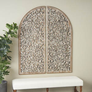 Nouveau panneau mural en bois sculpté, design antique, finition parfaite et taille standard. - Product Image 1