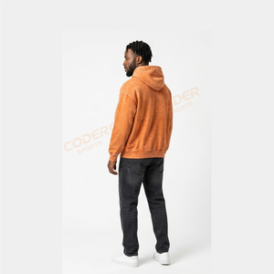 Sudadera con Capucha de Diseño Personalizado, Estilo Vintage, Lavado Ácido, Informal, Urbana, Suave, 100% Algodón, Oversize, Ecológica y Cómoda - Product Image 4