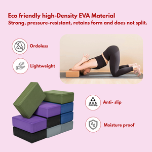 Dong treo bán buôn OEM ODM EVA nút chai hạt Yoga khối cho Pilates nhà Yoga tập thể dục. Sinh thái thân thiện, Trọng lượng nhẹ, không mùi - Product Image 6