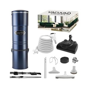 Central <b>Vacuum</b> Cleaner System with Tangential Bypass Motor and Electric Power Nozzle <b>Hose</b> - Product Image 1