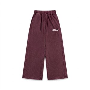 Pantalones Deportivos Extra Grandes Personalizados para Hombre, 320 GSM, 100% Algodón, Lavado Vintage, con Diseño Gráfico en la Parte Trasera, Estilo Urbano - Product Image 3