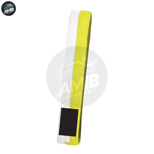 Cinturones de BJJ de Primera Calidad, Logotipo Personalizado, Algodón, Cintura Alta, Cómodos, Transpirables, Unisex, Cinturones de Entrenamiento de BJJ, Artes Marciales - Product Image 5