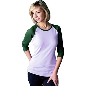 Vente en gros de t-shirts d'été à manches courtes imprimés sur le devant pour femmes, tissu confortable et respirant, style sport décontracté - Product Image 4