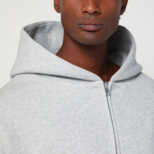 Sweat à capuche zippé oversize pour homme – Veste polaire premium à fermeture éclair intégrale – Sweat à capuche décontracté coupe ample – Sweat à capuche zippé décontracté pour homme - Product Image 4