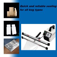 Scelleuse manuelle IPS-500C de 5 mm de large pour petites entreprises, idéale pour créer des emballages personnalisés et des sacs cadeaux